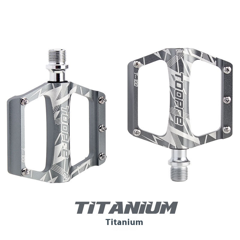 TOOPRE Bicycle Pedals MTB Folding Bike Aluminum Alloy Pedals Bearing Anti-Slip Pedal