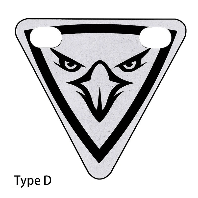 TOOPRE High-Visibility Reflective Magnet Stickers for Cycling Outdoor Sports Running Personalized Night Safety Reflective Stickers