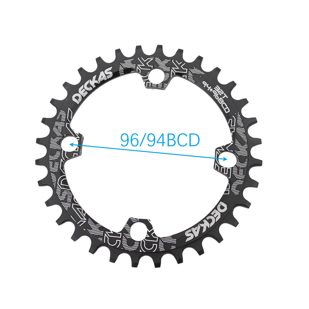 Deckas Chainring 96BCD Round 32t 34t 36t 38t Tooth Plate MTB Mountain Bike 96BCD Road Bike M4000 M4050 NX GX X1