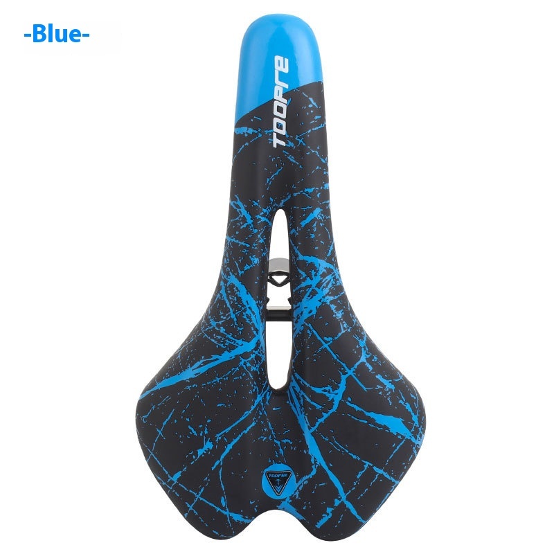 TOOPRE Bicycle Saddle Super Soft Seat Mountain Bike Comfortable Seat Cushion Colorful Bike Saddle