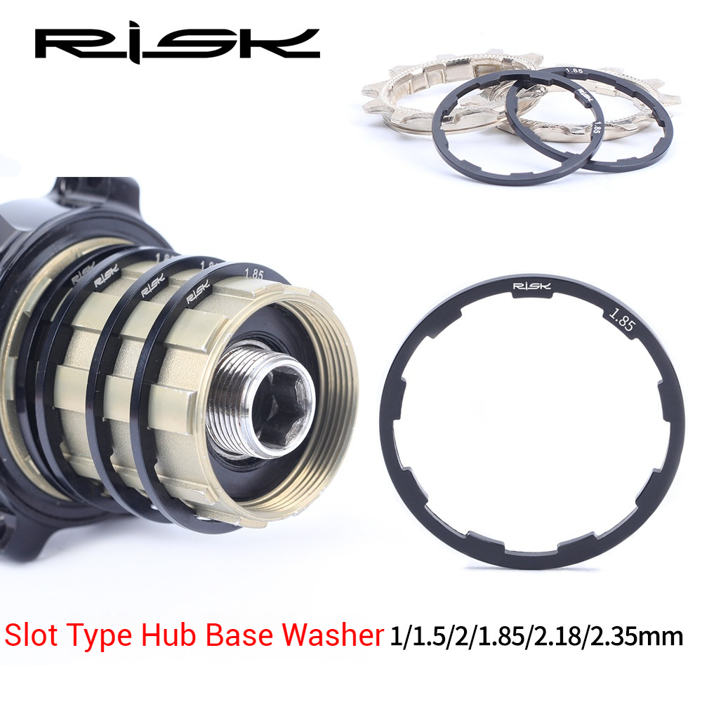 RISK Cassette Spacer Hub Base Shim Mountain/Road Bike Hub Base Fine Adjustment 10S-11S Sprocket Repair