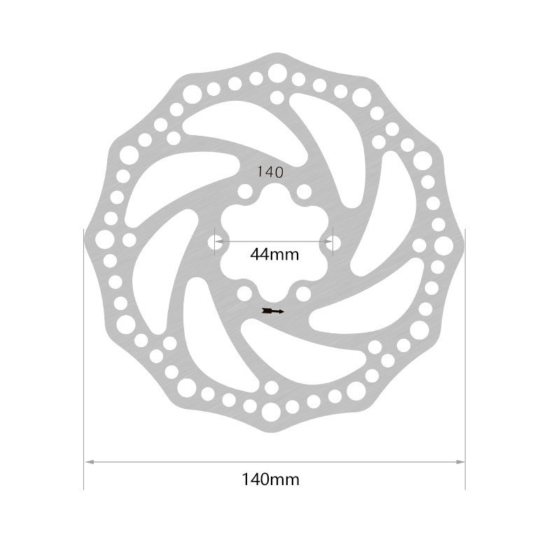 TOOPRE Electric Scooter Right Disc Brake for Folding Electric Bikes with 8/10 Inch Front and Rear Brake Calipers