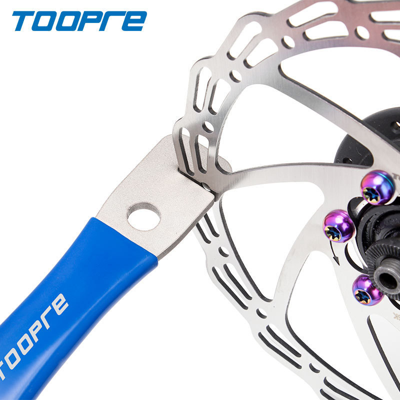 TOOPRE Bicycle Disc Brake Rotor Truing Wrench Disc Brake Pad Maintenance Adjustment Tool for Rotor Alignment and Correction