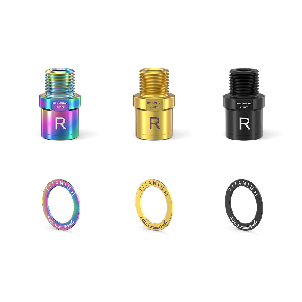 RISK Mountain Road Bike Pedal Extended Axle Core Lock Pedal Extender Axle Conversion Pedal Extension