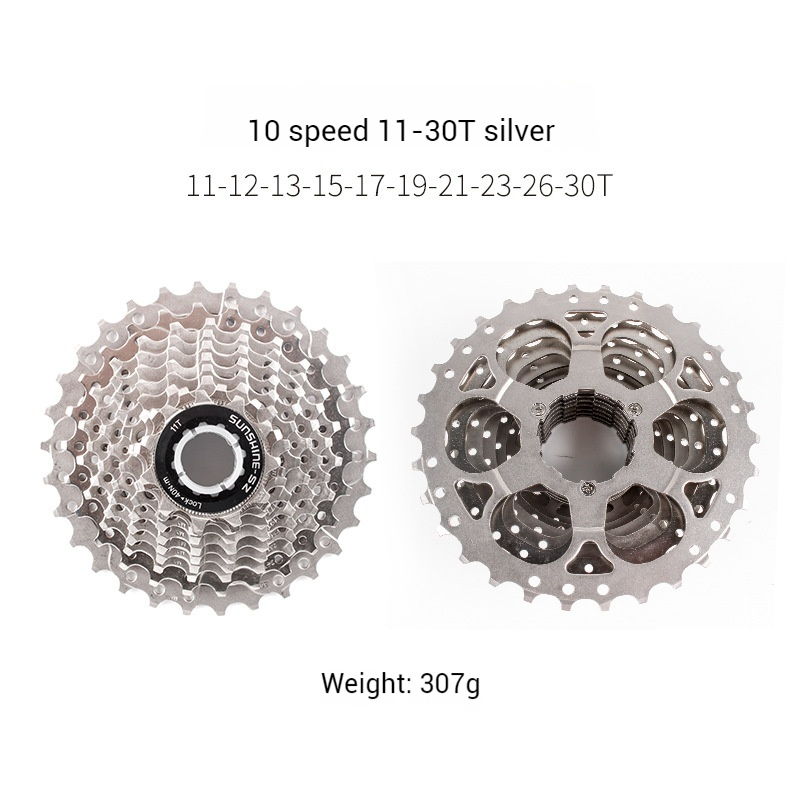 SUNSHINE Mountain Bike Cassette Flywheel 8/9/10/11-speed 36T 40T 42T 46T 50T 52T Cassette Gears