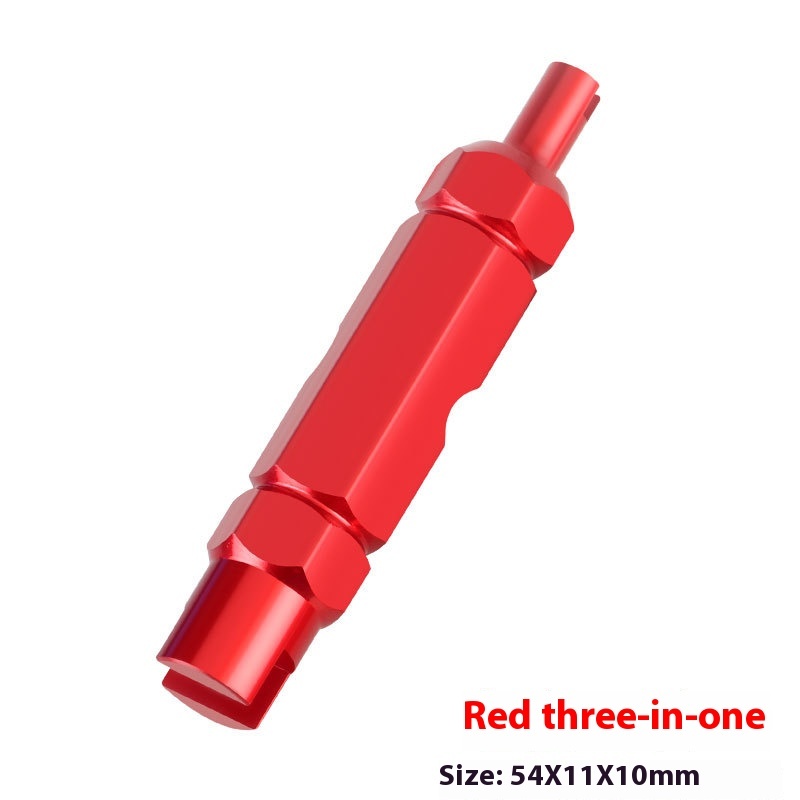 TOOPRE Bicycle Multi-function American Valve Core Tool Presta Valve Tire Valve Extension Rod Disassembly Wrench