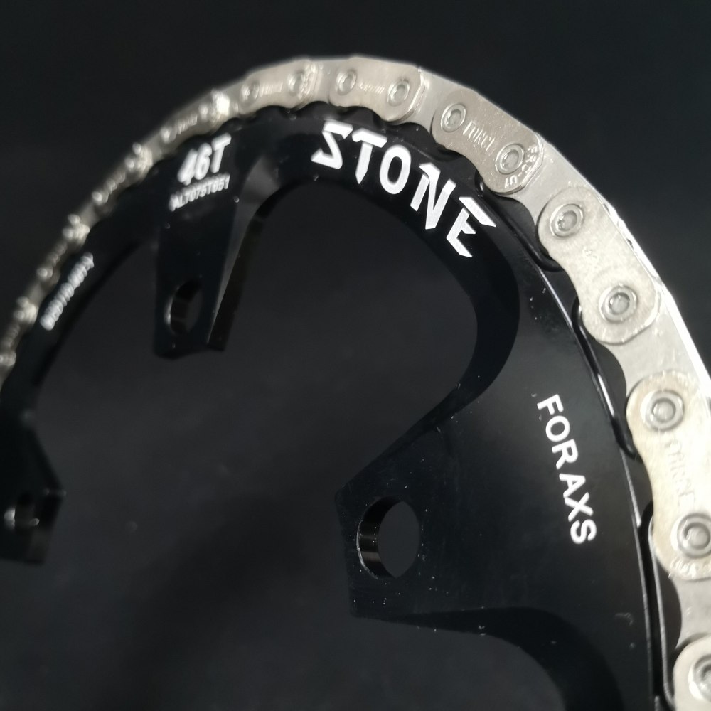 Stone Chainring Customize for AXS Chain Rings flattop chain 12 Speed for Sram 104bcd 110bcd 130BCD MTB Gravel Red R8000 M8000