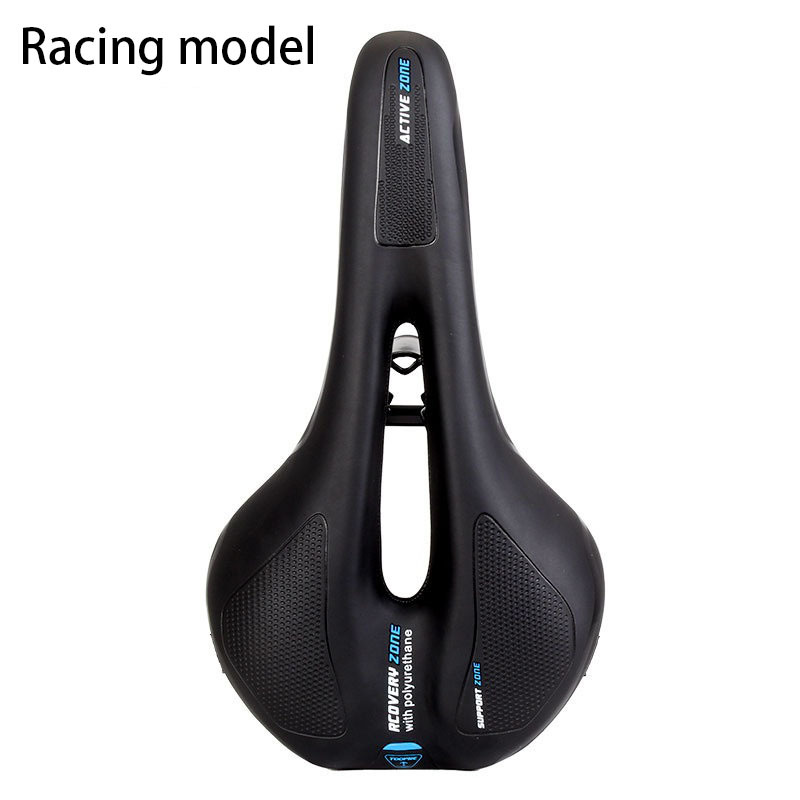 TOOPRE Bicycle Saddle Ultra Soft Seat Cushion Mountain Bike Saddle Comfortable Thickened Shock-absorbing Reflective Seat