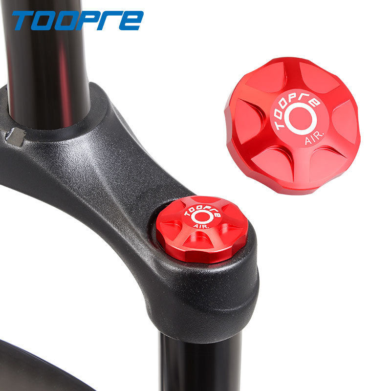 TOOPRE Mountain Bike Shock Absorber Fork Shoulder Cap Aluminum Alloy Air Chamber Cap Dustproof Cover