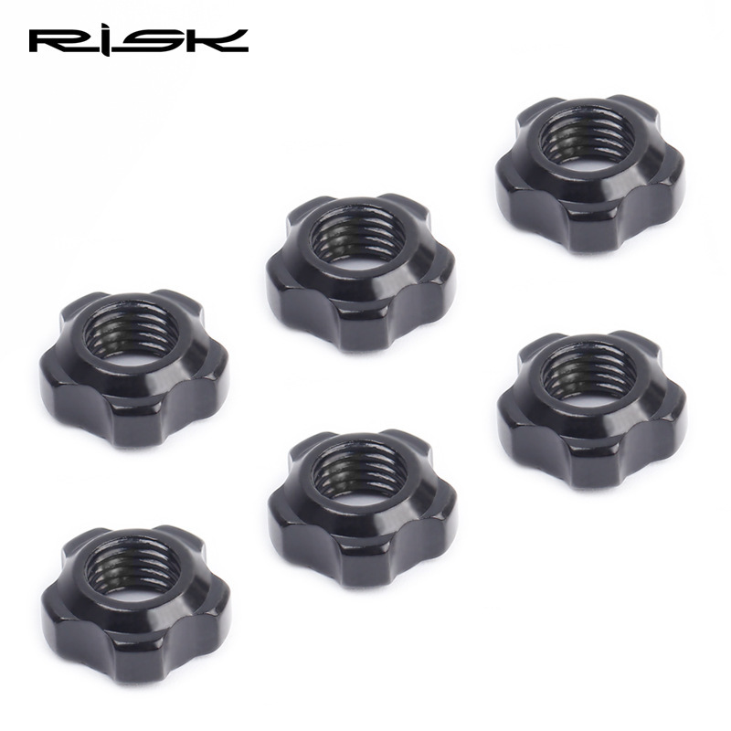 RISK Presta Valve Nut Mountain Road Fixed Gear Bicycle Inner Tube Valve Aluminum Alloy Vacuum Tire Valve Cap