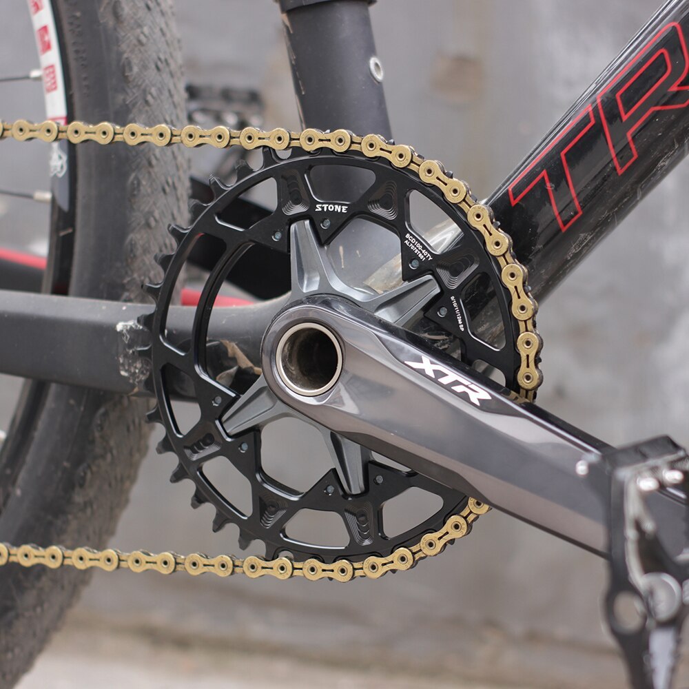 Stone 100 BCD Round Chainring for SLX M7100 XT M8100 MTB Mountain Bike 100BCD M7120 M7130 M8120 M8130