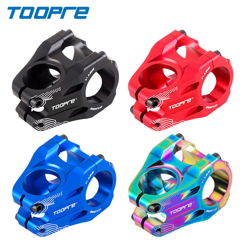 TOOPRE Mountain Bike Downhill Stem CNC Ultralight Hollowed 35MM Stem 28.6/31.8 Short Stem