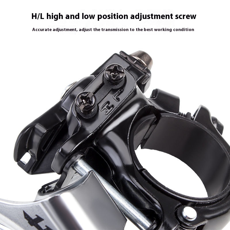 MICRONEW  Micro-Shift Front Derailleur for Mountain Bikes Compatible with 8/9/10/11 Speed, 21/24/27 Speed Chainring