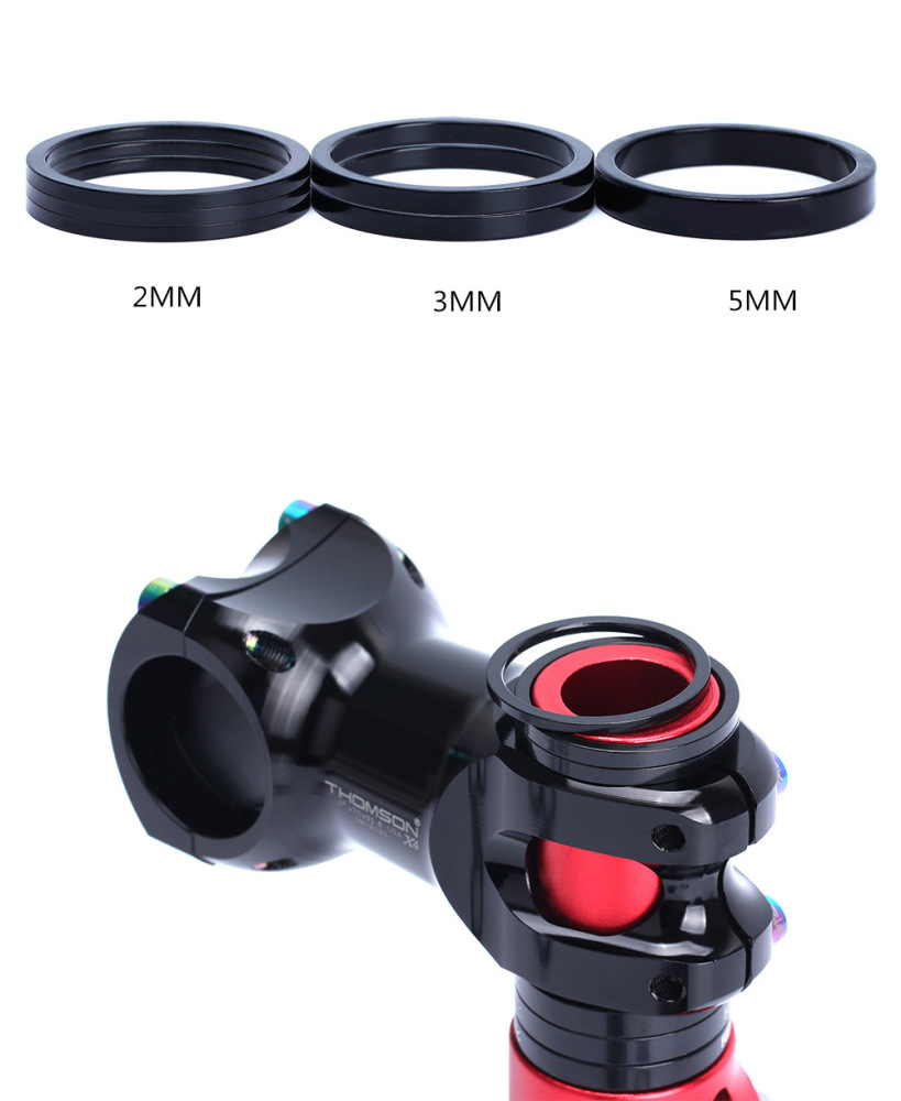 RISK Headset Spacer 28.6 Front Fork Frame Adjusting Washer Mountain Road Bike 2/3/5 Pieces