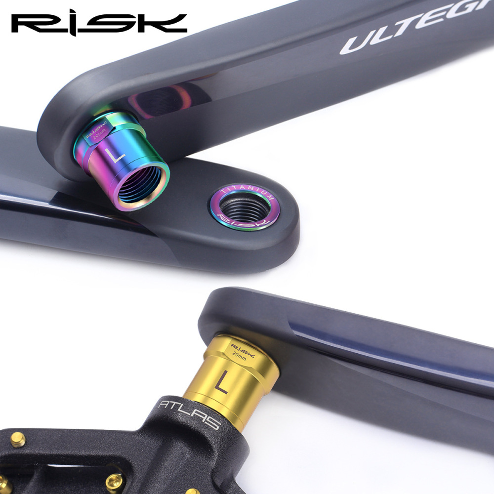 RISK Mountain Road Bike Pedal Extended Axle Core Lock Pedal Extender Axle Conversion Pedal Extension