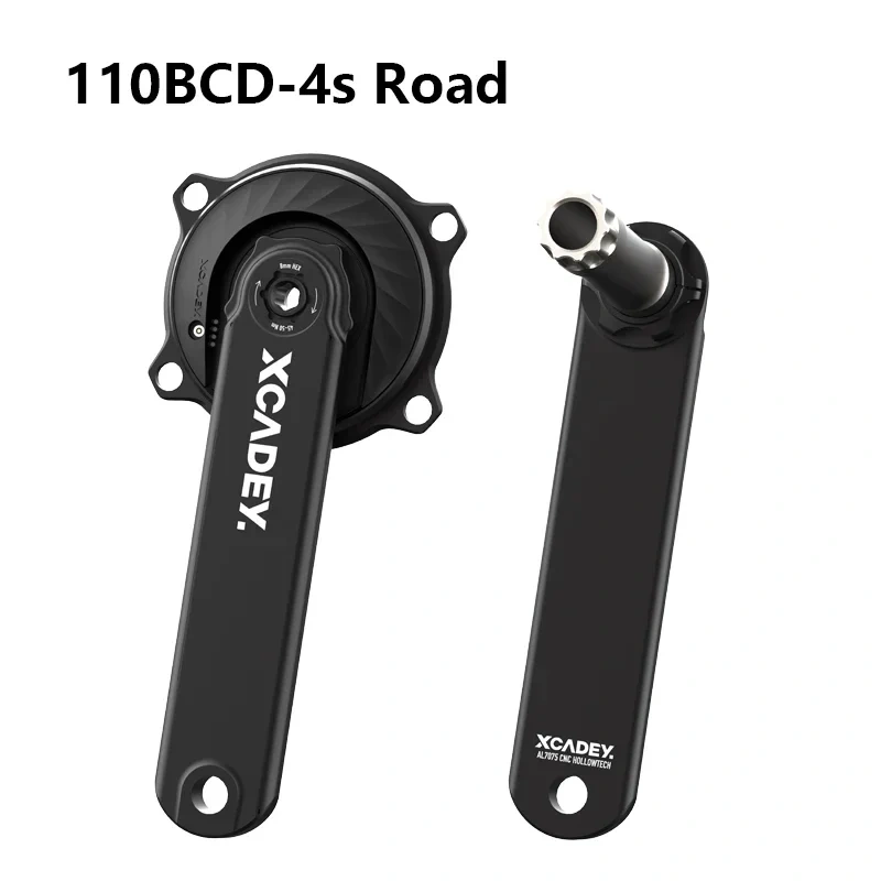 NEW Model XCADEY POWER Meter Crankset 104 BCD-4s For MTB Mountain Bike 110 BCD/110 BCD-4S/144BCD For Road Bike Without Chainring