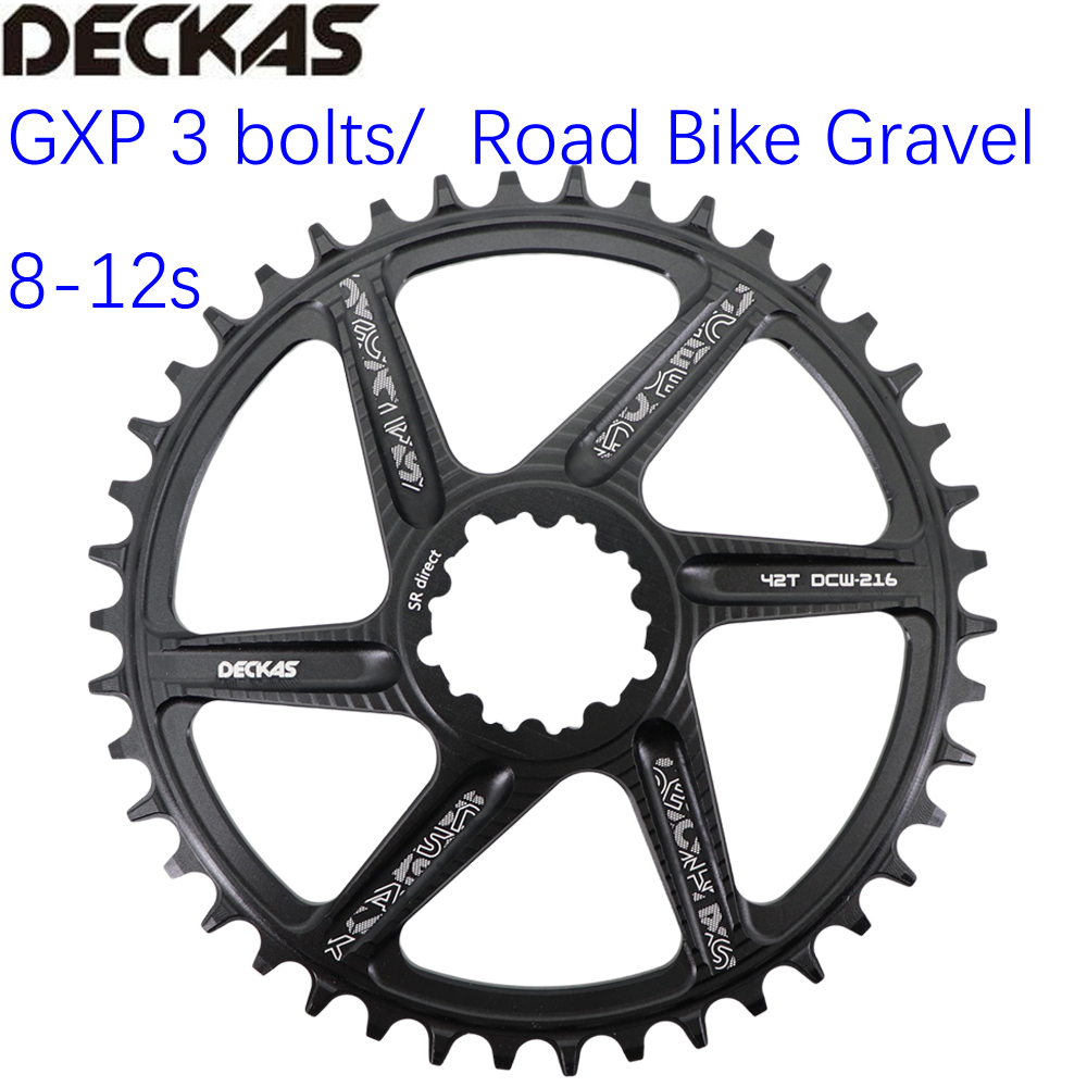 Deckas Chainring for Gravel Rival GXP Force 11 22 Direct Mount DM Chainring hollow tooth plate for Sram road bike 40 42 44 46