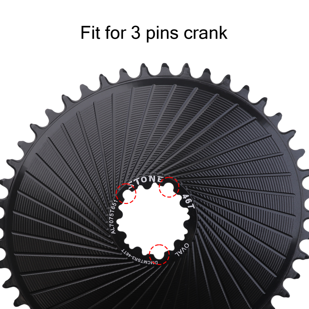 Stone Oval Chainring for Sram 3 pins Gravel road bike Rival 11 22 Force 11 22 Direct Mount DM Chainring Chainwheel 9 10 11 speed