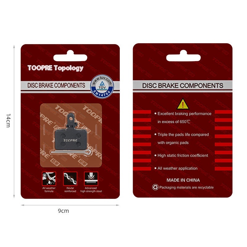 TOOPRE Electric Mountain Bike Brake Pads Disc Brake Bicycle Brake Lining Hydraulic Brake BB5 M355 High-End Resin Pads