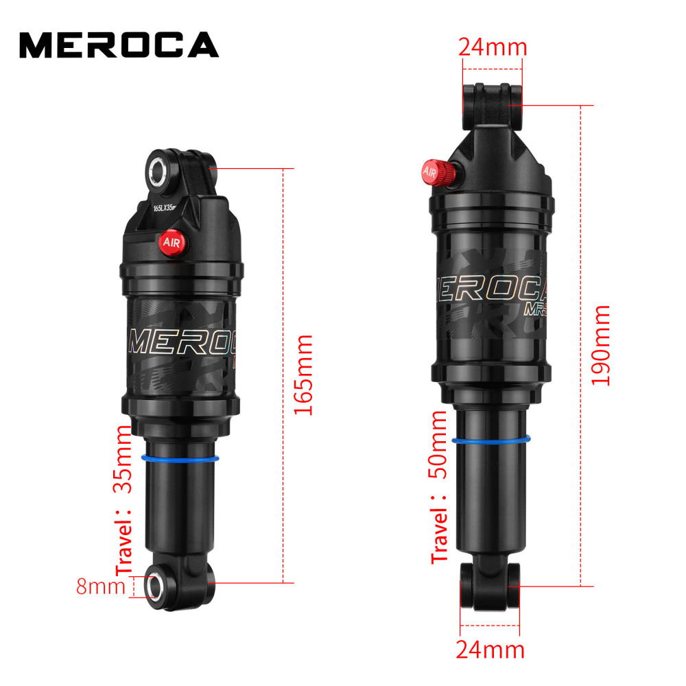 MEROCA MR2 Mountain Bike Soft Tail with 165/190mm Air Pressure Rear Shock