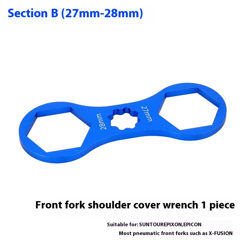 TOOPRE Mountain Bike Suspension Fork Shoulder Cap Wrench Three Peaks XCM/XCR/XCT/RST Air Shock Disassembly Tool