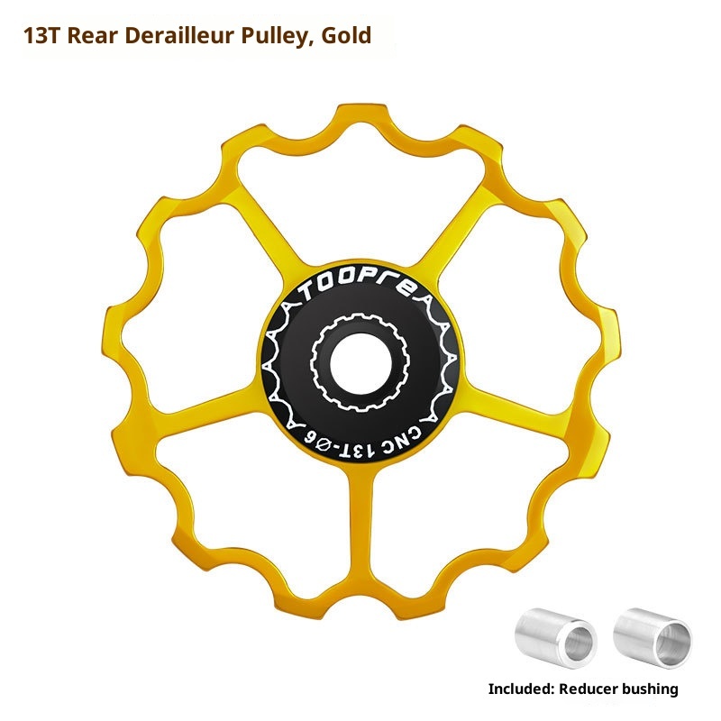 TOOPRE Rear Derailleur Pulley for Bicycles Ceramic Bearing Gear for 11T 13T Transmission of Mountain and Road Bikes