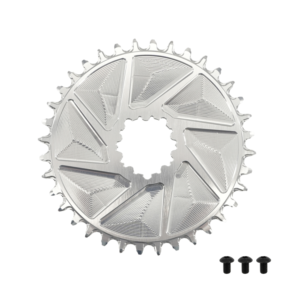 Stone Chainring Round 0mm Offset Direct Mount for Sram X9 X0 XX1 X1 30t 32 34 36 38 40 42 44 46 48T Bike Chainwheel 3 pins bolts gxp