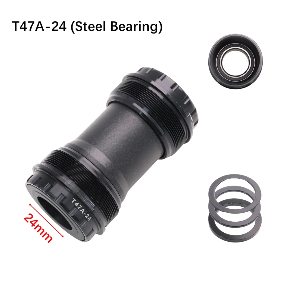 DJC Bike Bottom Bracket T47-Sieries Ceramic Bearing for MTB Road Bike Big Thread 24mm 30mm DUB 77 79 86.5 BB TT bicycle