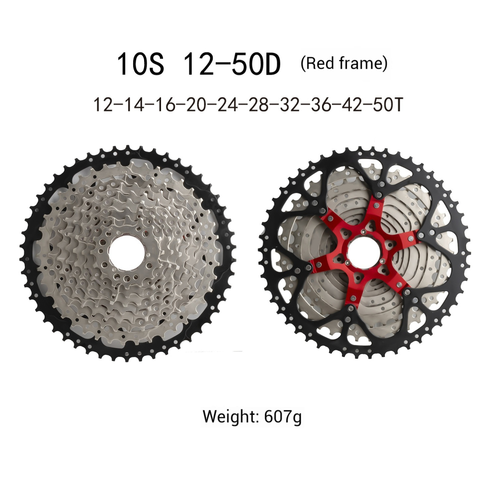 SUNSHINE E-Bike HG Cassette for 8 / 9 / 10 / 11 / 12 Speed 12-36T / 42T / 46T / 50T Compatible with Electric Assist Bikes