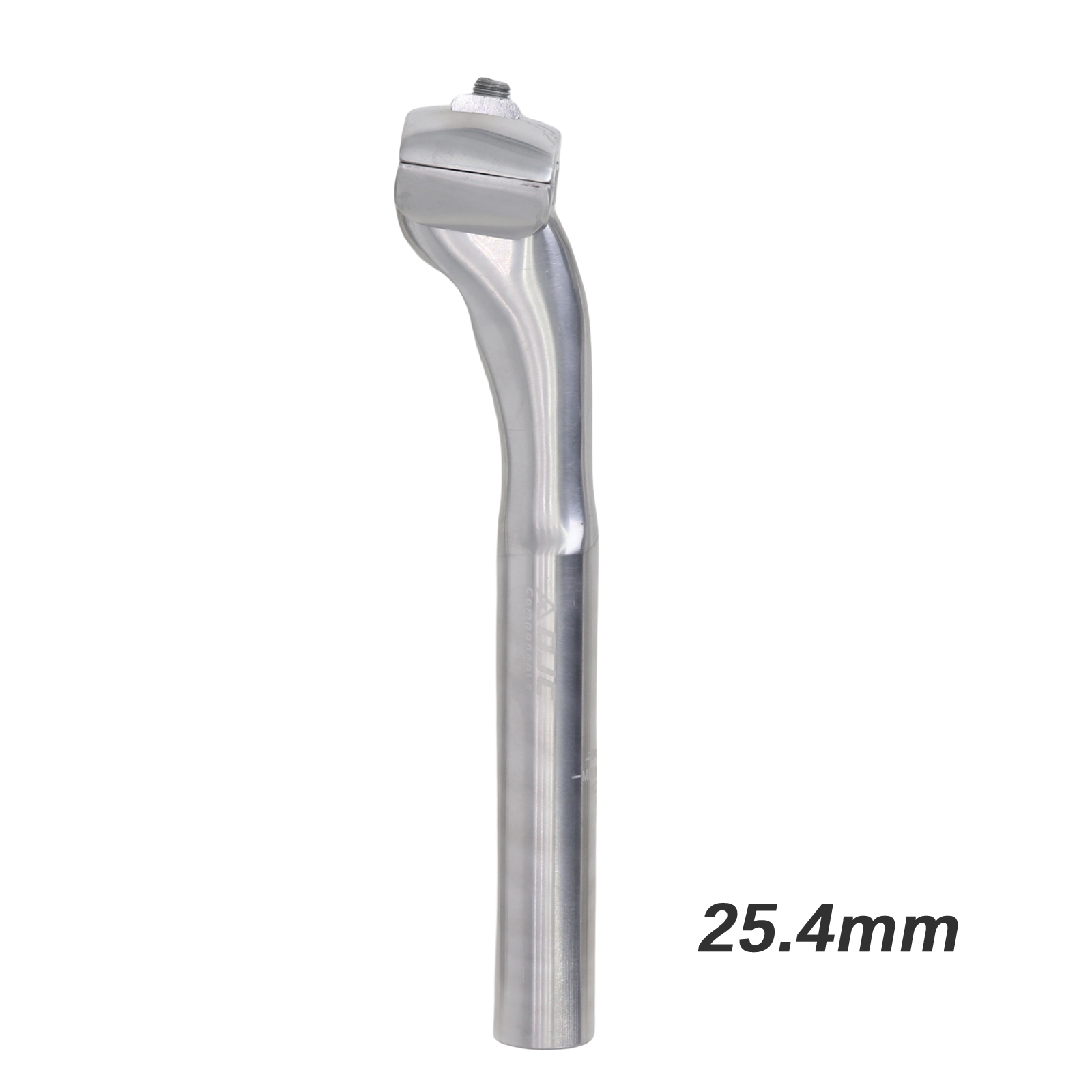DJC Bicycle Seat Post 25.4/26.8/27.2MM x230MM Seat Tube Chrome