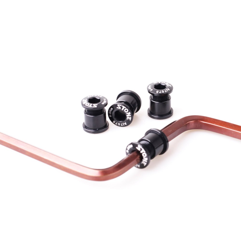 Stone Chainring Bolts AL7075 Aluminum 5pcs/lot M8x6mm M8x7mm Bike Lightweight for MTB Road Bicycle CNC Bolt Chain Wheel Screws