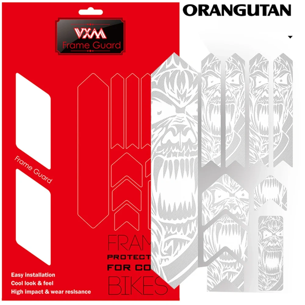 VXM 3D bicycle detachable stickers, road protection, car hood accessories, anti scratch frame protector, anti fall safety NEW