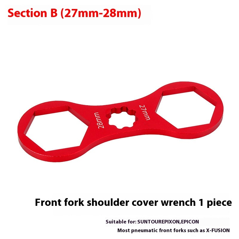 TOOPRE Mountain Bike Suspension Fork Shoulder Cap Wrench Three Peaks XCM/XCR/XCT/RST Air Shock Disassembly Tool