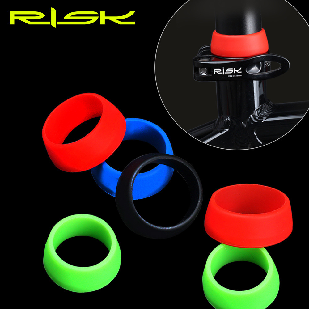 RISK Mountain Road Bike Seatpost Dust Cover Waterproof Seat Tube Protective Silicone Waterproof Ring