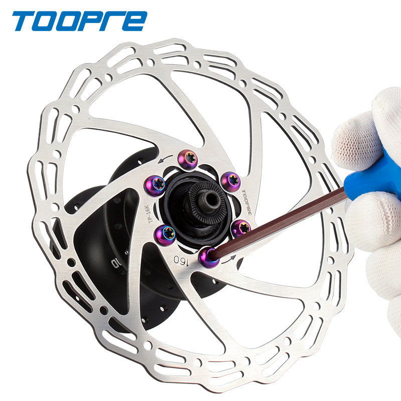 TOOPRE Mountain Bike T25 Torx Wrench Bicycle Disc Brake Rotor Screw Installation/Removal Tool