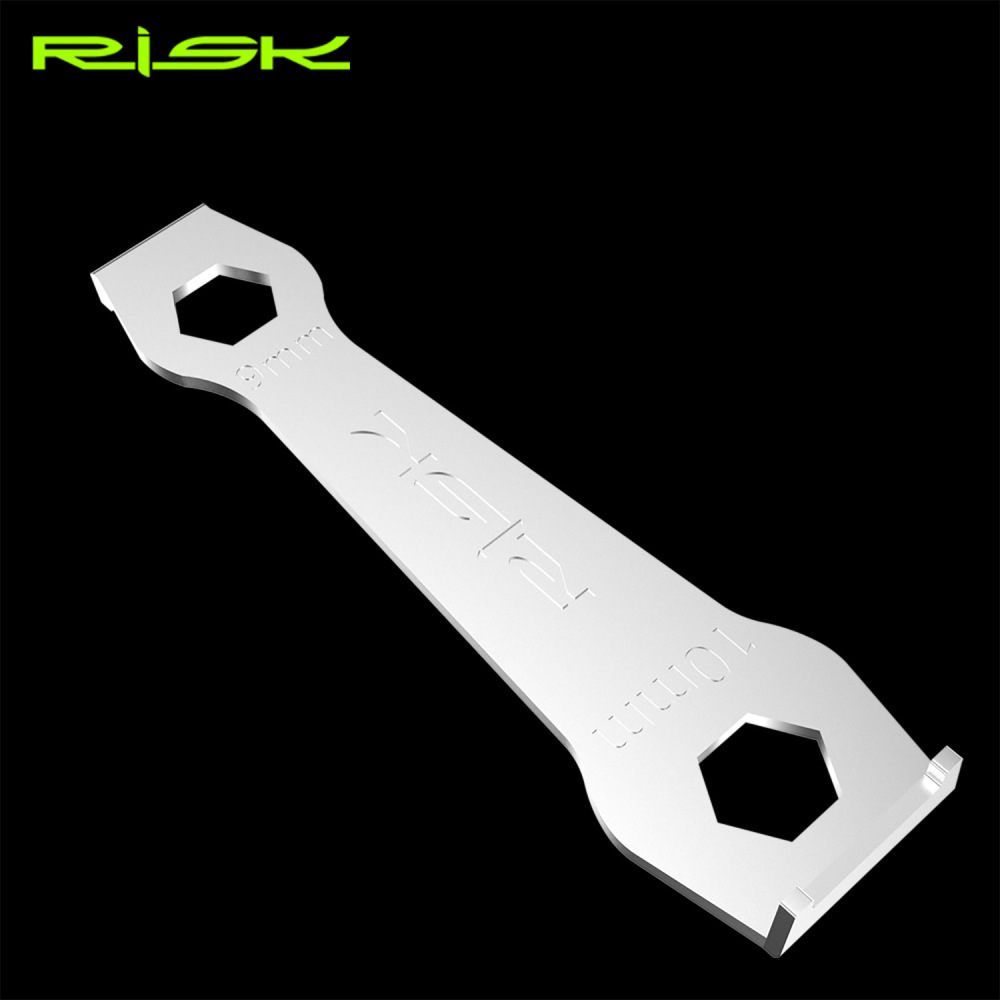 RISK Mountain and Road Bike Crankset Wrench Flathead Screw Tool Chainring Bolt Removal Tool Chainring and Crankset Tool