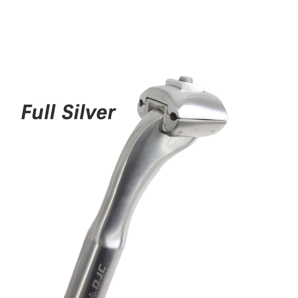 DJC Bicycle Seat Post 25.4/26.8/27.2MM x230MM Seat Tube Chrome Molybdenum Steel Fixed Gear BMX Rear Floating Seatpost