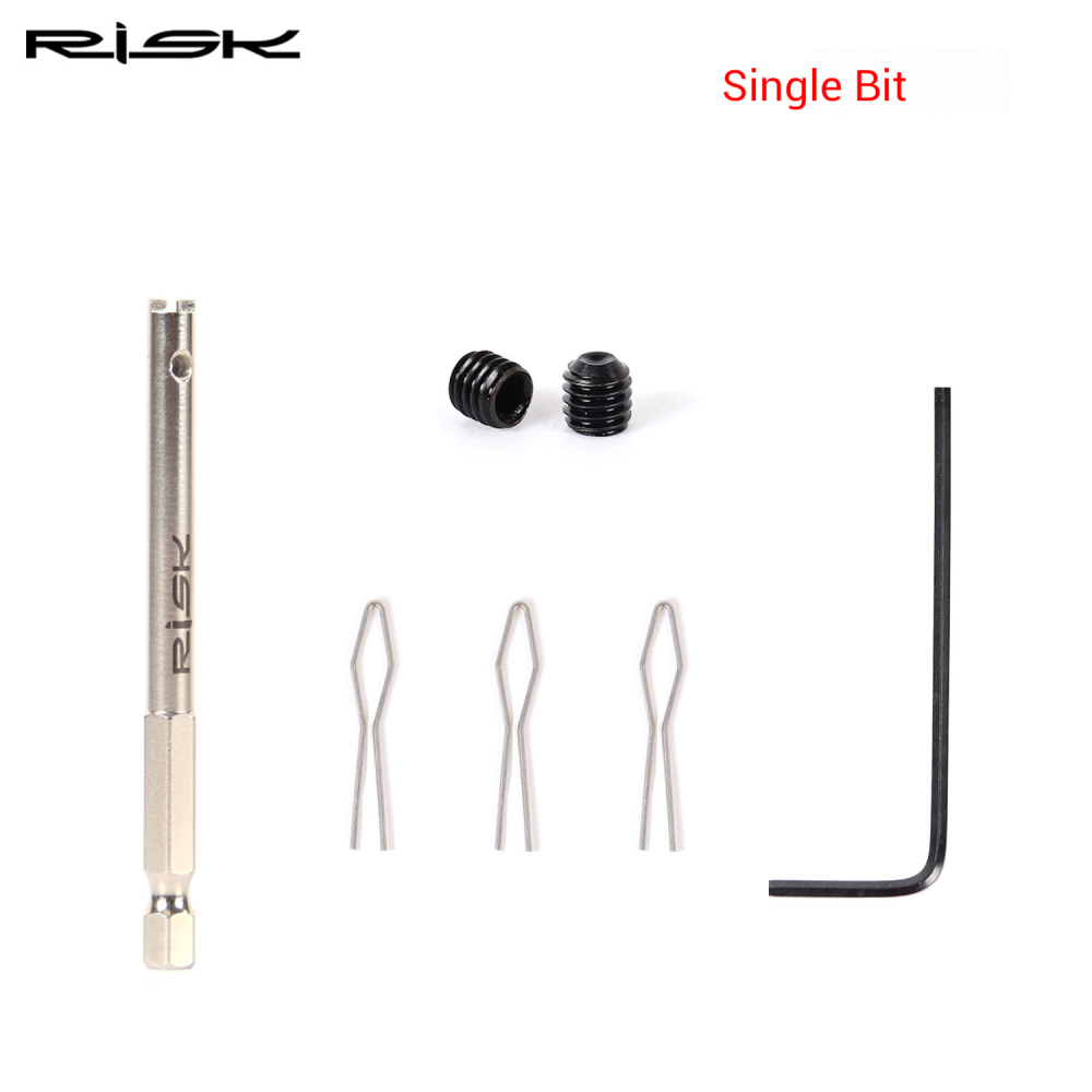 RISK Bicycle Spoke Nipple Installation Tool Wheel Rim Spoke Nipple Fixer Wheelset Spoke Nipple Connector Tool
