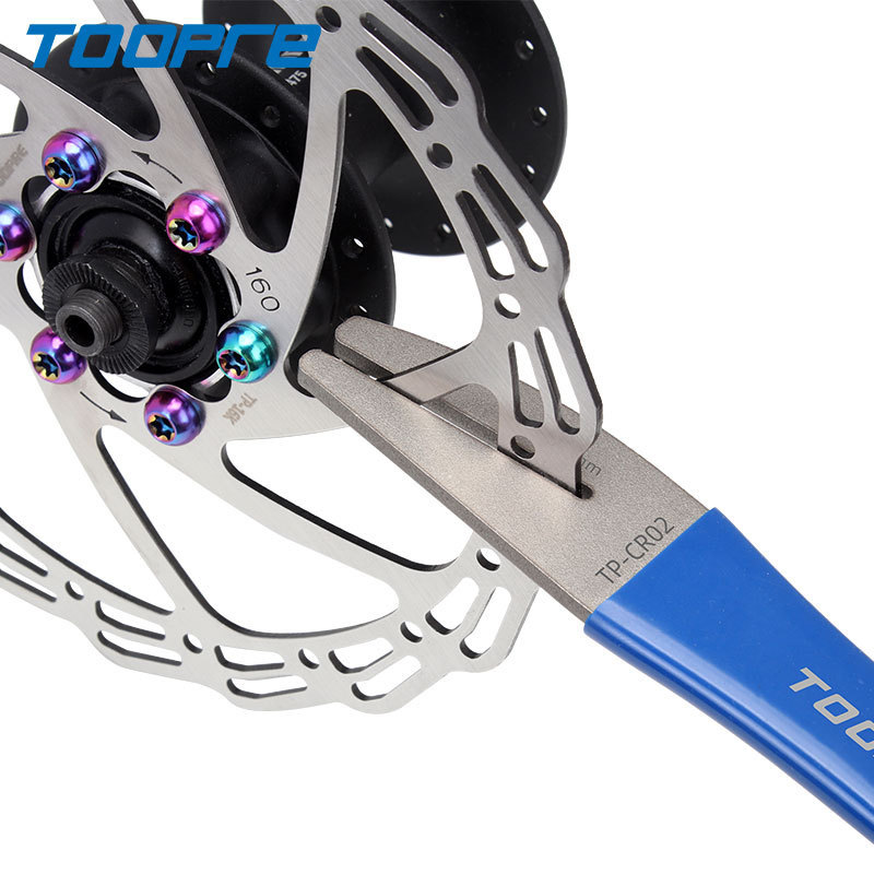 TOOPRE Bicycle Disc Brake Rotor Truing Wrench Disc Brake Pad Maintenance Adjustment Tool for Rotor Alignment and Correction