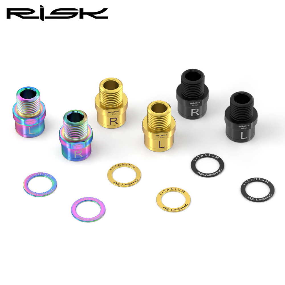 RISK Mountain Road Bike Pedal Extended Axle Core Lock Pedal Extender Axle Conversion Pedal Extension