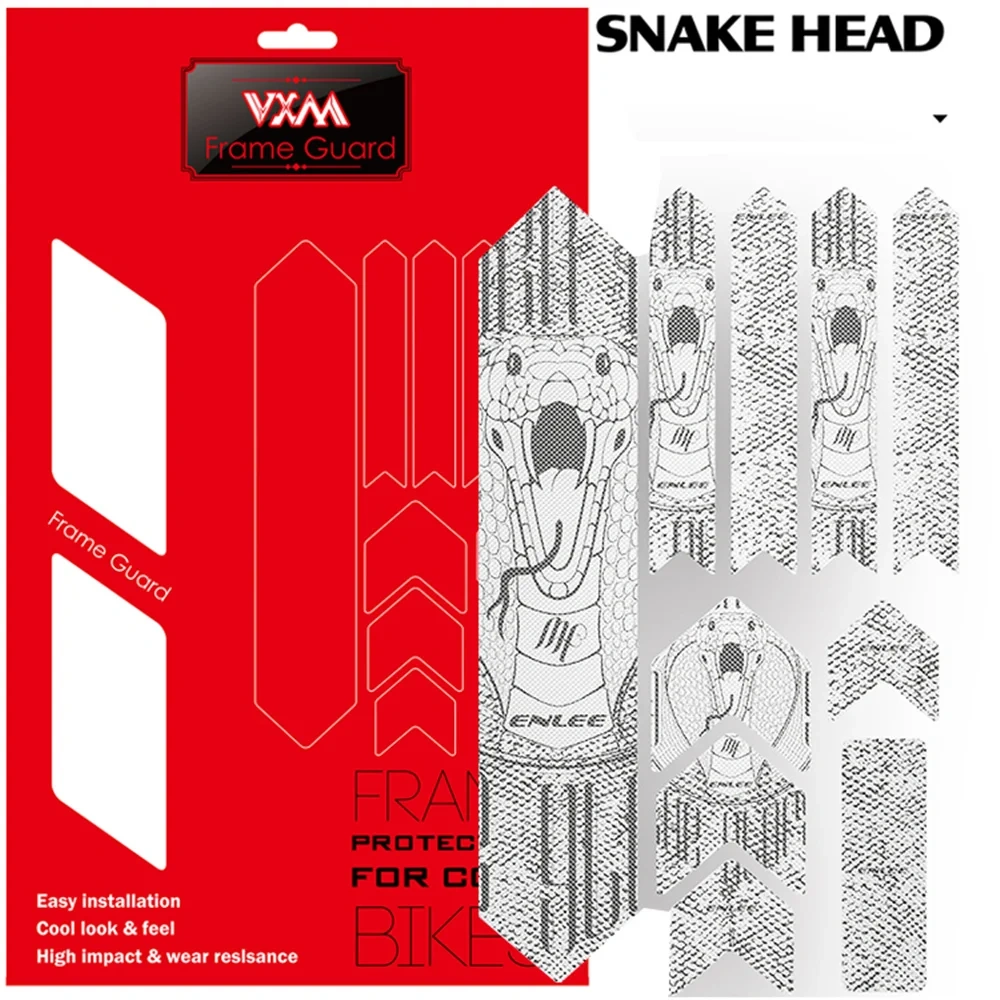 VXM 3D bicycle detachable stickers, road protection, car hood accessories, anti scratch frame protector, anti fall safety NEW