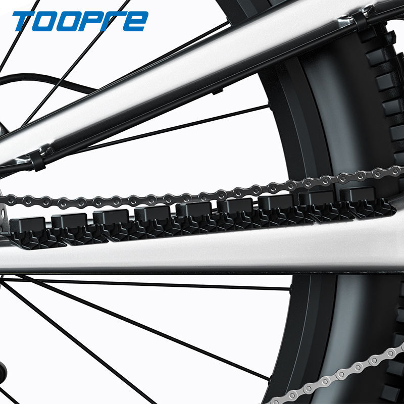 TOOPRE Bicycle Silicone Chain Protector Stickers Scratch-Resistant Frame Protection for Mountain and Road Bikes