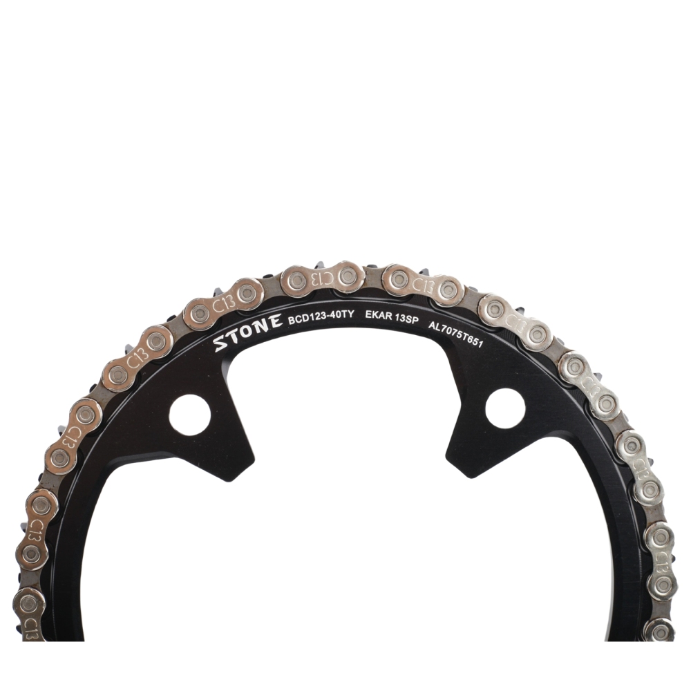 Stone 123BCD Bike Chainring Round for Campagnolo for Ekar Crank Gravel Road 1x13 Crankset for CP 13 Speed C13 Chain