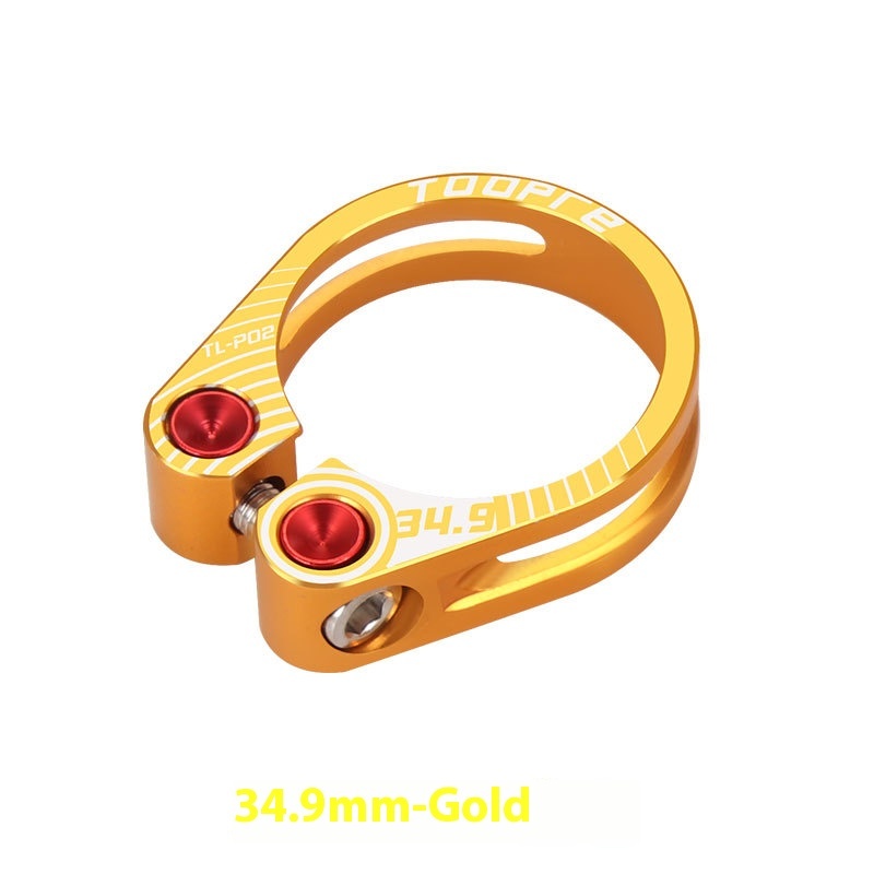 TOOPRE Bicycle Seatpost Clamp 31.8 34.9mm Hollow Locking Seat Tube Clamp Ring Seatpost Lock Buckle