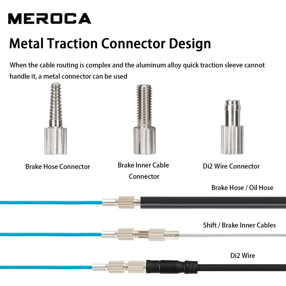 MEROCA Internal Cable Routing Tool for Mountain and Road Bikes Carbon Frame Hose Magnetic Guide Wire Puller