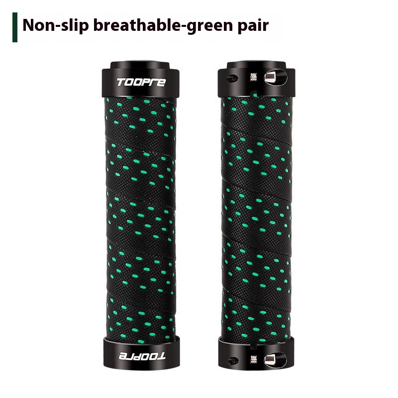 TOOPRE Bicycle Grips Anti-Slip Lock-On Handlebar Grips for Mountain Bikes  PU Handlebar Grip Accessories