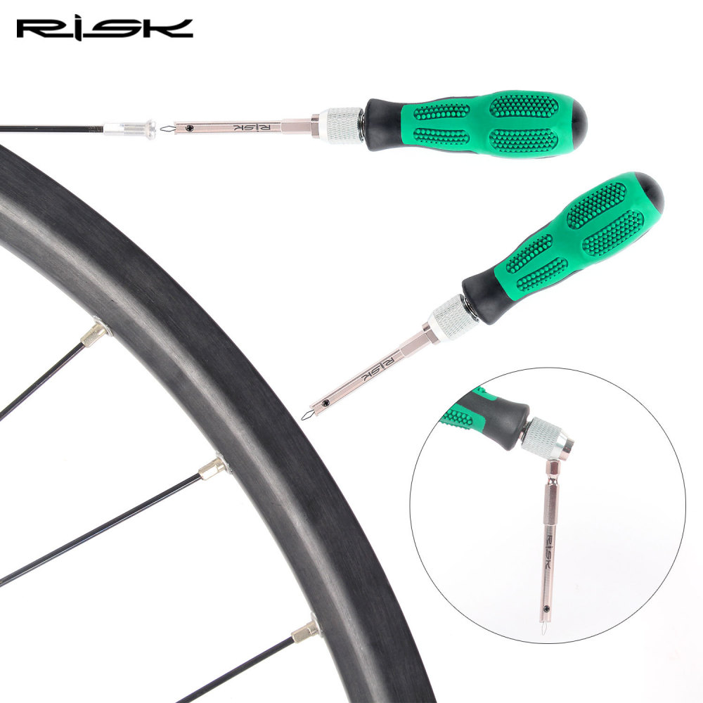 RISK Bicycle Spoke Nipple Installation Tool Wheel Rim Spoke Nipple Fixer Wheelset Spoke Nipple Connector Tool