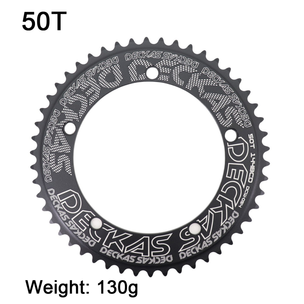 Deckas 144BCD Round Chainring Fixed Gear fixie Track Bike 44 46 48 50 52 54 56 56T Chainwheel 144 bcd Tooth 1/2*1/8
