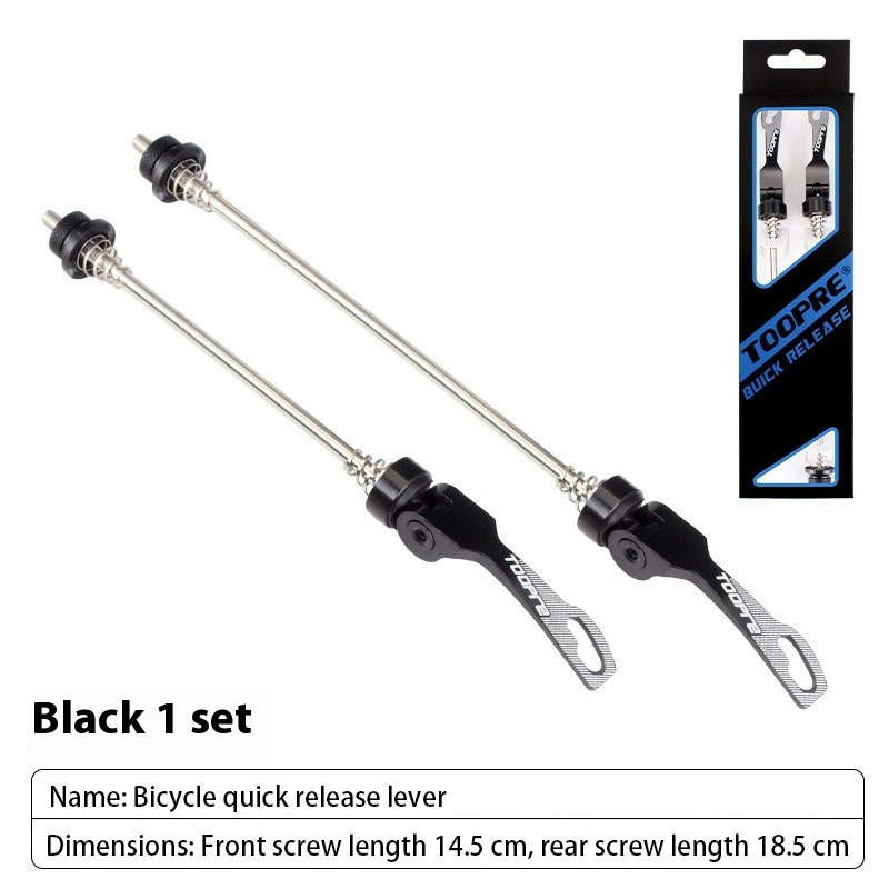 TOOPRE Mountain Bike Quick Release Skewer Hub Quick Release Skewer Axle Core Extended Quick Release Skewer Aluminum Alloy Quick Release Nut
