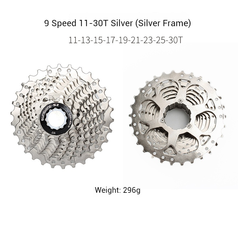 SUNSHINE Mountain Bike Cassette Flywheel 8/9/10/11-speed 36T 40T 42T 46T 50T 52T Cassette Gears